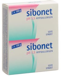 sibonet Seife pH 5.5 Hypoallergen (2x100g)