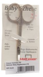 Malteser Baby-Nagelschere schräg, 7.5cm, No.12 (1 Stk)