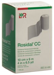Rosidal CC kohäsive Kompressionsbinde Kurzzug 10cmx6m (1 Stk)