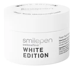 Smilepen White Edition 20 g Zahnbleiche Pulver – Ersatzbürste/Zahnpflege Zubehör