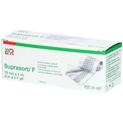 Suprasorb F Folien Verband 10cmx1m unsteril Rolle (1 Stk)