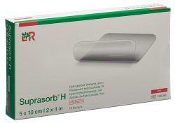 Suprasorb H Dünn 5x5cm (10 Stk)