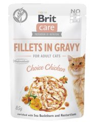 Brit Care Fel Adult in Gravy Choice Huhn (24x85g)