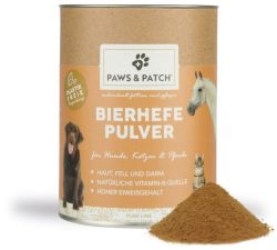 Paws and Patch Bierhefe Pulver Hunde/Katzen/Pferde (250g)