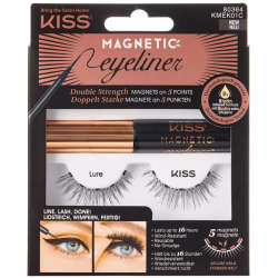 KISS -  Magnetic Eyelash Kit, Eyelash Kit 01, Black
