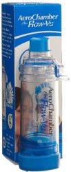 AeroChamber Plus Flow-Vu blau ohne Maske (1 Stk)