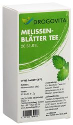 DROGOVITA Melissen Tee (20 Beutel)