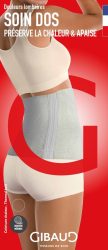 GIBAUD CHALEUR Nierenwärmer, Grösse M, 25cm, ecru (1 Stk)