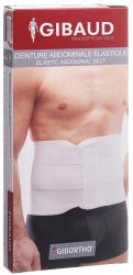 GIBAUD Bauchgurt elastisch, Grösse 3, 91-105cm, weiss (1 Stk)