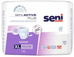 seni Active Plus Pants Einweghosen XL atmungsaktiv Hüftumfang 120-160cm 7 Tropfen (10 Stück)