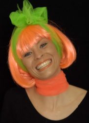 Körner Foxy Perücke, neon (1 Stk)