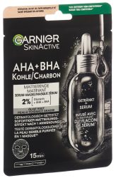 GARNIER Hydra Bomb Tuchmaske mit schwarzer Alge (1 Stk)