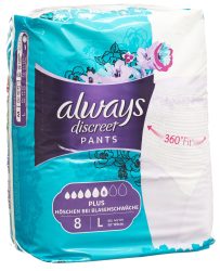 Always - Discreet Inkontinenz Pants Plus L 9, 9 Stück