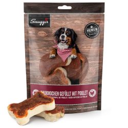 Snuggis Kauknochen gefüllt mit Poulet für Hunde (300g)