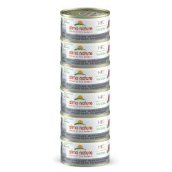 Almo Nature HFC Natural Megapack Nassfutter mit Thunfisch und Jungsardellen für Katzen (6x70g)