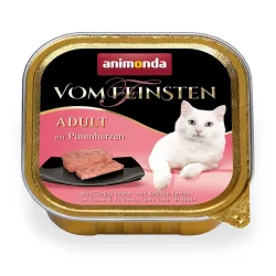 Animonda Vom Feinsten mit Putenherzen, Nassfutter für Katzen (100g)