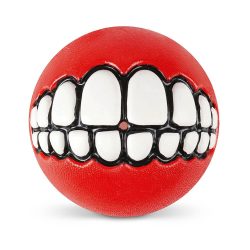 rogz Hundespielzeug Grinz Ball rot, Durchmesser 4.9cm (1 Stk)