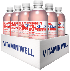Vitamin Well Zero Raspberry (12x500ml)