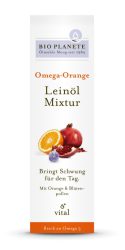 BIO PLANETE Omega Orange Leinöl Mixtur (100ml)