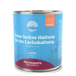 Herrmann's Lachs mit Aprikose, Nassfutter für Hunde (800g)