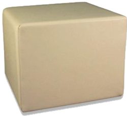MEDiDOR Lagerungswürfel Skai Tundra, Standard creme, 50x40x45cm (1 Stk)