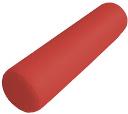 MEDiDOR Nackenrolle Skai Tundra, Kirschrot, 15x58cm (1 Stk)