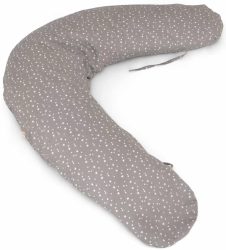 Sissel Bezug zu Comfort Lagerungs- und Stillkissen, Baumwolle, grau/weiss (1 Stk)