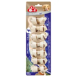 8in1 Delights Beef XS Kauknochen für Zwischendurch (7x84g)
