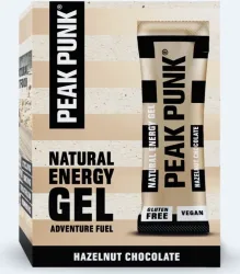 PEAK PUNK Natural Energy Gel Hazelnut Chocolate (12x25g)