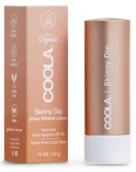 Coola - Mineral Liplux Getönter Lippenbalsam SPF30 - Skinny Dip, One Size, Helle Kastanie