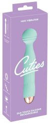 Cuties grüner Minivibrator mit aufregender Rillenstruktur am flexiblen Köpfchen (1 Stk)