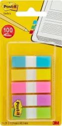 POST-IT Index schmal 11.9x43.2mm 6683-5CB2 5-farbig ass./5x20 Blatt