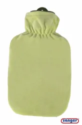 Sänger Wärmflasche Flauschbezug, 2l, grün pastell (1 Stk)