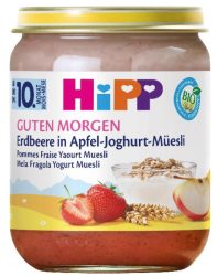 Hipp Guten Morgen Erdbeere in Apfel-Joghurt-Müesli (160g)
