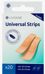 Livsane Classic Universal Pflaster Strips (20 Stk)