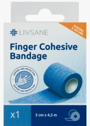 Livsane Fingerverband selbsthaftend, 5cmx4.5m (1 Stk)