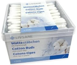 Livsane Wattestäbchen (200 Stk)