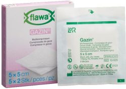 flawa, flawa Gazin Mullkompressen 5x5cm steril (5x2 Stück)
