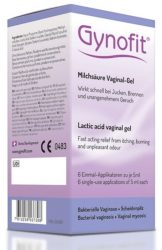 GYNOFIT Milchs&auml;ure-Gel Vaginalgel 6 x 5 ml