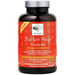NEW NORDIC Zucker-Stop Gummies, Blutzucker und Stoffwechsel (60 Stk)
