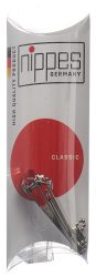 Nippes Nagelknipser mit Kette, vernickelt, 5 cm