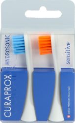 CURAPROX Hydrosonic Ersatzbürste sensitive, blau-orange (2 Stk)