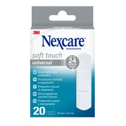 3M Nexcare Soft Touch Universalpflaster, 19x72mm (20 Stk)