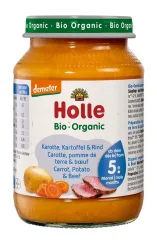 Holle Karotte, Kartoffel & Rind Bio (190g)