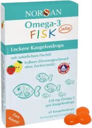 Norsan Omega-3 FISK Jelly (120 Stk)