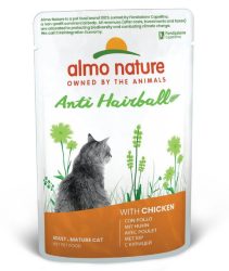 Almo Nature Holistic Anti-Hairball mit Huhn, Nassfutter für Katzen (70g)
