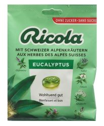 RICOLA Eucalyptus Bonbons o Zucker Btl 125 g