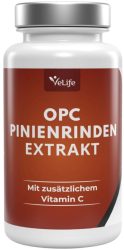 VeLife OPC Pinienrinden-Extrakt Kapseln mit Vitamin C (60 Stk)