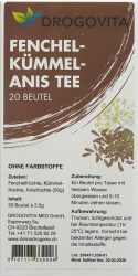 DROGOVITA Fenchel-Kümmel-Anis Tee (20 Beutel)
