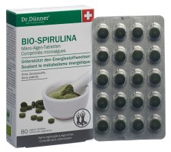 Dr.Dünner Bio Spirulina 80 Stück